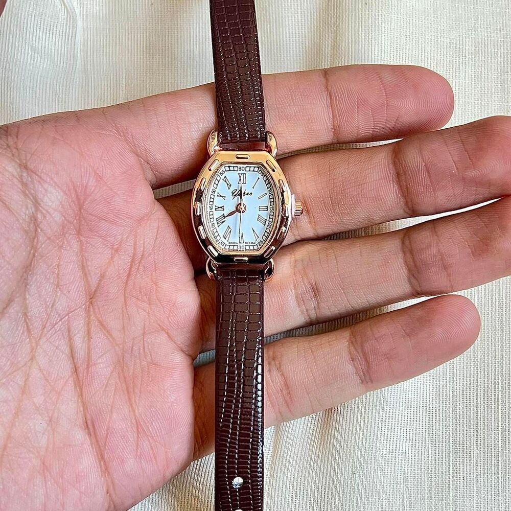 Unbranded Women's Brown and Gold Watch